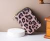 Nuevo Tarjetero Plegable con Estampado de Leopardo, Múltiples Ranuras para Tarjetas, Billetera para Monedas de Mujer, Portadocumentos, Estuche para Tarjetas, Múltiples Ranuras para Tarjetas, Cremallera, Transfronterizo