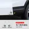 Pegatinas Anticolisión para Esquinas de Puertas de Coche, Protectores de Esquina para Bordes de Puertas, Pegatinas de Protección Antirrayaduras y Antigolpes para Coche, Suministros Universales Anticolisión para Esquinas de Puertas Delanteras y Traseras