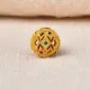 Método Antiguo Oro Protección Color Fuerte Espaciadores Retro Cuentas DIY Pulsera Collar Simple Sensación de Alta Calidad Accesorios de Cristal