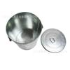 Cubo de carbón de chapa de hierro con pala para cenizas, cubo de carbón de chapa galvanizada de color primario.