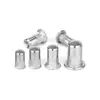 Tuerca remachable no estándar tornillo remachable hexagonal parcial personalizado capuchón de aluminio remachable procesamiento personalizado remache de acero inoxidable
