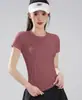 Pantalones de Yoga Adelgazantes para Deporte de Verano Ropa de Fitness Pilates Yoga Transpirable Espalda Bonita Camiseta Deportiva de Fitness para Mujer Liquidación