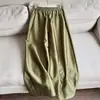 2026 Novo Estilo Algodão Outono Casual Calça de Perna Larga com Cintura Elástica e Comprimento Cropped para Mulheres Atacado H19EK26839