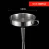 Funil com Vários Tamanhos e Diâmetros para Despejar Óleo, Rede de Filtro de Aço Inoxidável 304 para Cozinha Doméstica, Bico Dosador de Vinho, Colher de Vinho, Concha de Vinho Fabricante