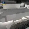 Banco modular translúcido de concreto, banco de descanso iluminado para praça comercial, assento paisagístico de cimento translúcido, feito sob medida