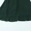 Vestido Suspensório Sexy Ruffle Cor Sólida Retro Francês Ajustado Curto de Verão para Férias na Praia para Mulheres