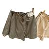 Produtos Individuais do Japão Nova Coleção Primavera/Verão 23 Shorts Plissados de Cintura Alta Misturados com Linho Calças Casuais Largas 458512