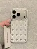 Estilo Coreano Dulce y Fresco Patrón Cruzado Adecuado para Funda de Teléfono Apple 17Promax Iphone16Pro Anticaída 15Pro