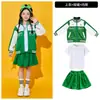 Fantasias de cheerleading infantis, trajes para a cerimônia de abertura do dia esportivo do ensino fundamental, uniformes de classe do jardim de infância e trajes para apresentações em grupo