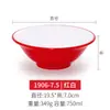 Tazones de Melamina para Fideos de Uso Comercial, Tazones para Fideos de Imitación Porcelana, Tazones Grandes de Plástico para Ramen de Res, Tazones para Sopa, Tazones para Fideos, Tazones Picantes para Hot Pot