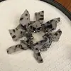 Scrunchie de Cetim com Borda de Cristal Feito à Mão de Alta Qualidade para Mulheres, Novo Acessório de Cabelo da Celebridade da Internet Coreana, Elástico de Cabelo, Flor de Cabelo para Mulheres