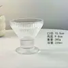 Copo de sobremesa de vidro estilo Ins, copo alto para milkshake e salada, copo para sorvete de verão, copo alto para coquetel
