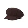 Chapéu Khaki de Viagem para Primavera e Outono de Algodão Chapéu de Jovem Jornaleiro Chapéu de Pintor Feminino Chapéu Octogonal Chapéu Unissex Boné de Basebol Boina