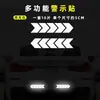 Pegatinas Reflectantes para Coches, Motocicletas, Vehículos Eléctricos, Advertencia Contra Rayones en la Carrocería, Pegatinas Decorativas para Casco con Forma de Estrella, Pegatinas que Brillan en la Oscuridad