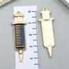 Equipo Médico Gorro de Enfermera Termómetro Jeringa Gota de Aceite Aleación Accesorios para Joyería DIY Collar con Llave Pulsera Colgante