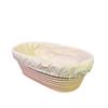 Cesta de Fermentação de Pão de Rattan Natural, Tigela de Fermentação Estilo Europeu, Cesta de Pão Europeia Tecida de Rattan Indonésio, Feita à Mão, Sem Cheiro, Mais Vendida na Amazon