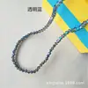 Atacado de fábrica alta qualidade cristal artificial ponta dupla 3~8 contas de diamante coloridas acessórios de cabelo acessórios de sapatos acessórios