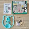 Dispensador de Agua para Gatos, Dispensador Automático de Agua para Mascotas, Bebedero para Mascotas No Eléctrico, Botella Portátil de Agua Mineral, Comedero de Agua para Gatos