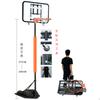Soporte de Baloncesto Super Portátil Transfronterizo para Adultos y Niños para Interiores y Exteriores Elevable Juego Entrenamiento Marco de Baloncesto