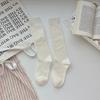 Calcetines Bajos Estilo Japonés Crecimiento Infantil Calcetines de Caña Alta Deporte Béisbol Calcetines de Uniforme JK Estilo Coreano Calcetines de Algodón Negros