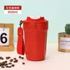 Conveniência para Transportar Garrafa Térmica de Aço Inoxidável 316 Celebridade da Internet a Vácuo com Cordão Copo de Café Octogonal Garrafa de Água para Viagem ao Ar Livre
