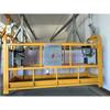 Decoración de pared exterior de obra, cesta colgante mecánica, cesta colgante de elevación para trabajos aéreos, instalación de muro cortina, cesta colgante con grúa