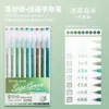 Set Completo de Bolígrafos Azules de Frutas para Diario 99/135/234 Colores Bolígrafos de Colores Morandi para Estudiantes Transfronterizos, Especiales para Tomar Notas y Dibujar