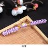 Nuevo Cheongsam de Estilo Chino Hanfu Retro Satín Lámina de Oro Trenzado con Cuentas Hebilla Tejida a Mano Accesorios Decorativos de Hebilla para Traje Tang
