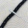 1.5Cm-2Cm Cordón Trenzado Negro Pequeño de Alta Gama para Ropa, Accesorios para Zapatos, Sombreros, Bolsos y Accesorios Hecho a Mano