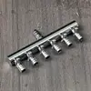 Divisor Metálico de 8/10 a 8/10mm Divisor de Bomba de Oxígeno de Calibre Grande Válvula de Control Distribución de Aire Conector de Distribución de Aire para Acuario