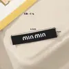 Patch de Tecido Decorativo Moderno Minimalista com Fita de Letra Patch Criativo DIY Feito à Mão para Decoração de Roupas e Bolsas
