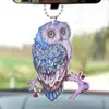 Colgante plano para coche de material acrílico, accesorio para mochila, mini adorno de coche para decoración del hogar