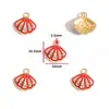 Pingentes Mistos de Animais Marinhos, Concha de Pérola, Estrela-do-Mar para DIY em Pulseira, Colar, Brinco, Decoração, Charms W536