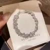 Pulsera de resina con flor y perla estilo coreano, pulsera fresca y dulce versátil de verano, joyería de nicho de lujo ligero con temperamento para mujer