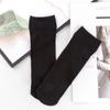 Medias cortas de piña para mujer, medias gruesas de color sólido, duraderas y cómodas, medias cortas de terciopelo transpirables, venta al por mayor, negras