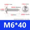 Tornillos Autorroscantes de Cabeza Redonda Hexagonal de Acero Inoxidable 304 con Junta Tornillos Autorroscantes de Cabeza Plana Hexagonal con Espaciador M3