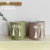 Cubo para Sujetar Tela de Cheongsam Florero Caja de Flores Flor Flor Ramo de Flores Cubo Plástico Impermeable Engrosado Poliéster Regalo