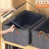 Con cubierta transparente caja de almacenamiento para ropa y pantalones cajón doméstico armario caja de almacenamiento de ropa cesta de almacenamiento plegable caja de almacenamiento