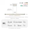 Lirio de Ensueño Luz Mecánica Bauhaus Luz Italiana Lujo Minimalista de Gama Alta Lineal Tira Larga Luminaria Colgante Minimalista para Comedor