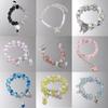 Pulsera de Cuentas Rotas de Esmalte de Colores Explosiva Han Zhishang Ins Estilo Nicho de Hada Delicado Novia Lujo Ligero Sensación de Alta Gama Pulsera