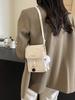 Bolso plateado para mujer 2024 nueva moda de verano bolso de hombro super popular bandolera bolso para teléfono móvil bolso cuadrado pequeño