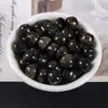 Cuentas de ábaco con brillo dorado, cuentas planas, cuentas trapezoidales de loto, colgantes de material de resina, pulsera y collar DIY al por mayor