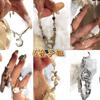 [Paquete de seis] Pulsera de nicho para mujer con diseño avanzado de costura de cuentas de camelia que combina con todo, pulsera para novias