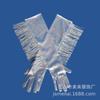 Guantes largos de satén con borlas, guantes de baile latino, guantes de novia con borlas de satén, accesorios de ropa de rendimiento, transfronterizos