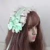 Diadema lolita Multicolor Original Hecha a Mano Hermoso Encaje Suave Accesorios para el Cabello de Niña Gato y Carta de Amor lolita