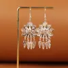 Pendientes de Pavo Real para Minorías Étnicas, Regalos Retro de Plata Miao Estilo Étnico, Accesorios de Pendientes Vintage de Imitación Plata