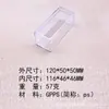 Empaque de Plástico Caja de Regalo Transparente Caja de Almacenamiento de Plástico Tapa Cielo y Tierra Caja de Empaque para Accesorios Transparentes