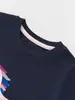 Camiseta de otoño de manga larga para niños 2026, estilo europeo y americano, con bonito bordado de unicornio, top de cuello redondo para niñas, camiseta básica, ropa infantil
