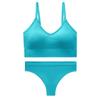 Sutiã Esportivo Grande em U Transversal Costas Bonitas Conjunto Fio Dental Sexy Sem Costura Alça de Ajuste Rosqueada Costas Bonitas Íntimos Franceses Femininos