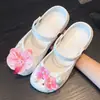 Nuevas Sandalias de Verano Crocs para Ballet Danza Antideslizantes Suela Plana Versátiles Suela Suave Transpirables para Exteriores En Stock Venta al Por Mayor